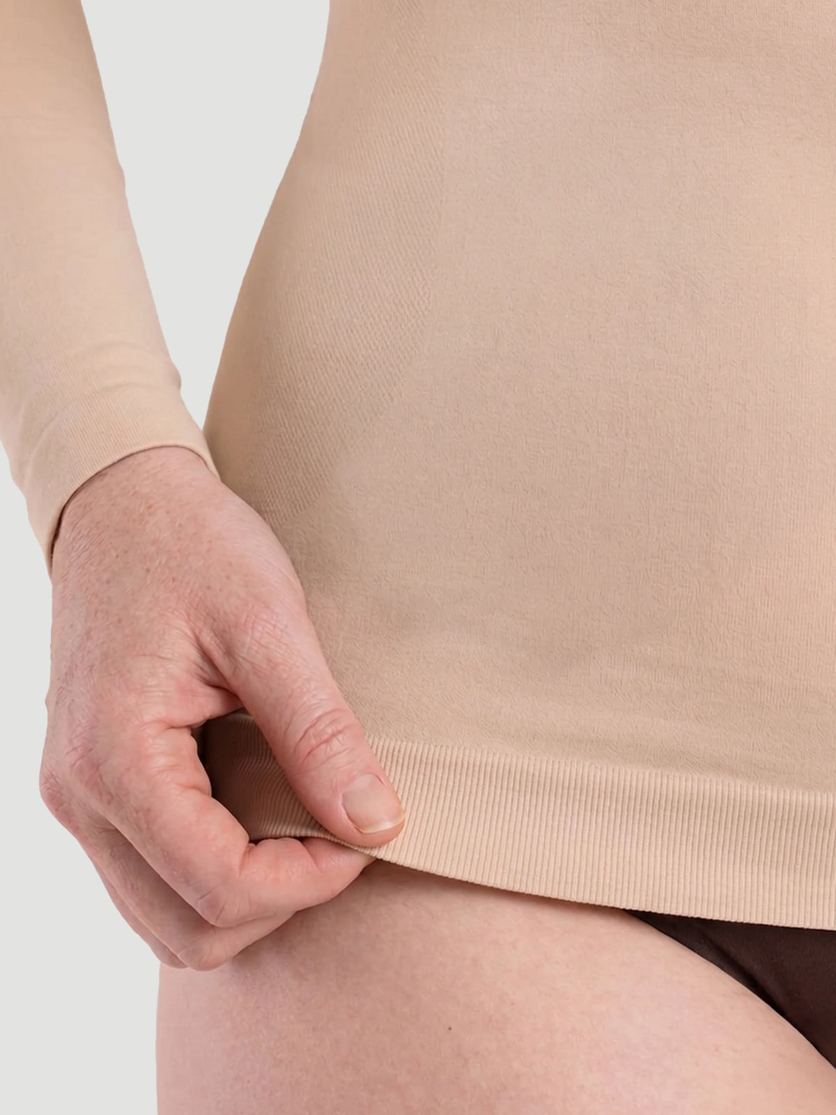 Long-Sleeve Shaping Smoothing Top