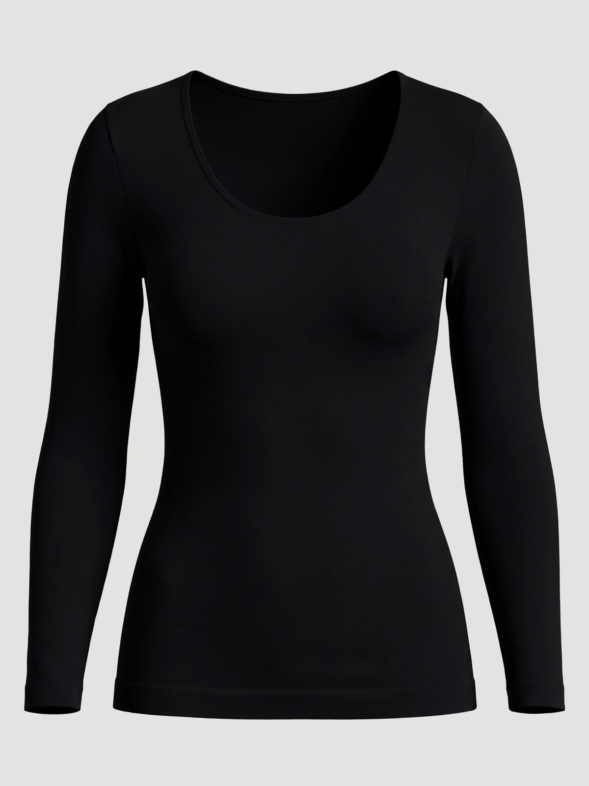 Long-Sleeve Shaping Smoothing Top