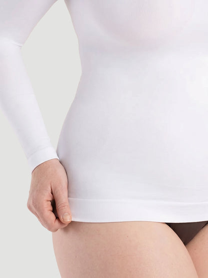 Long-Sleeve Shaping Smoothing Top