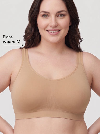 Daily Comfort Throw-on Wirefree Bra (A-FF Cup)