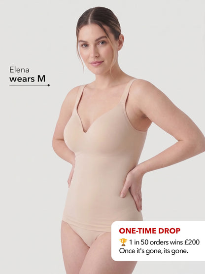NEW DROP - LIMITED STOCK - Ultimate Comfort Built-In Bra Shaper Cami