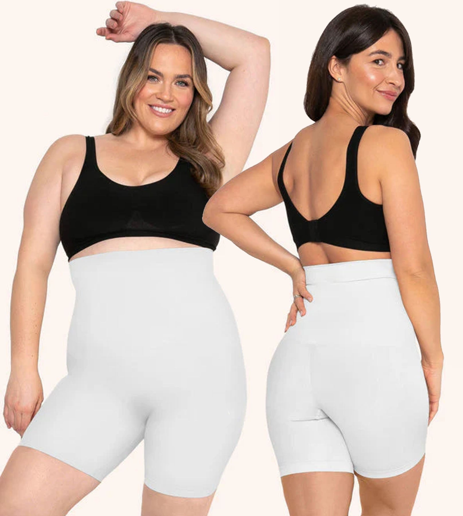 2-Pack High Waisted Shaping Shorts