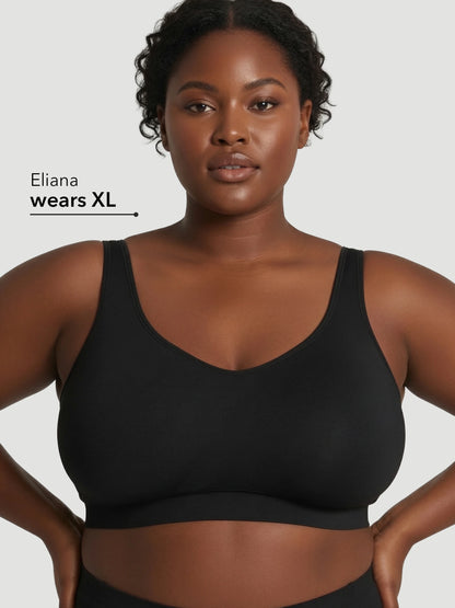 Adjustable Wire Free Shaper Bra (Cups A-FF) + FREE Bra Extender
