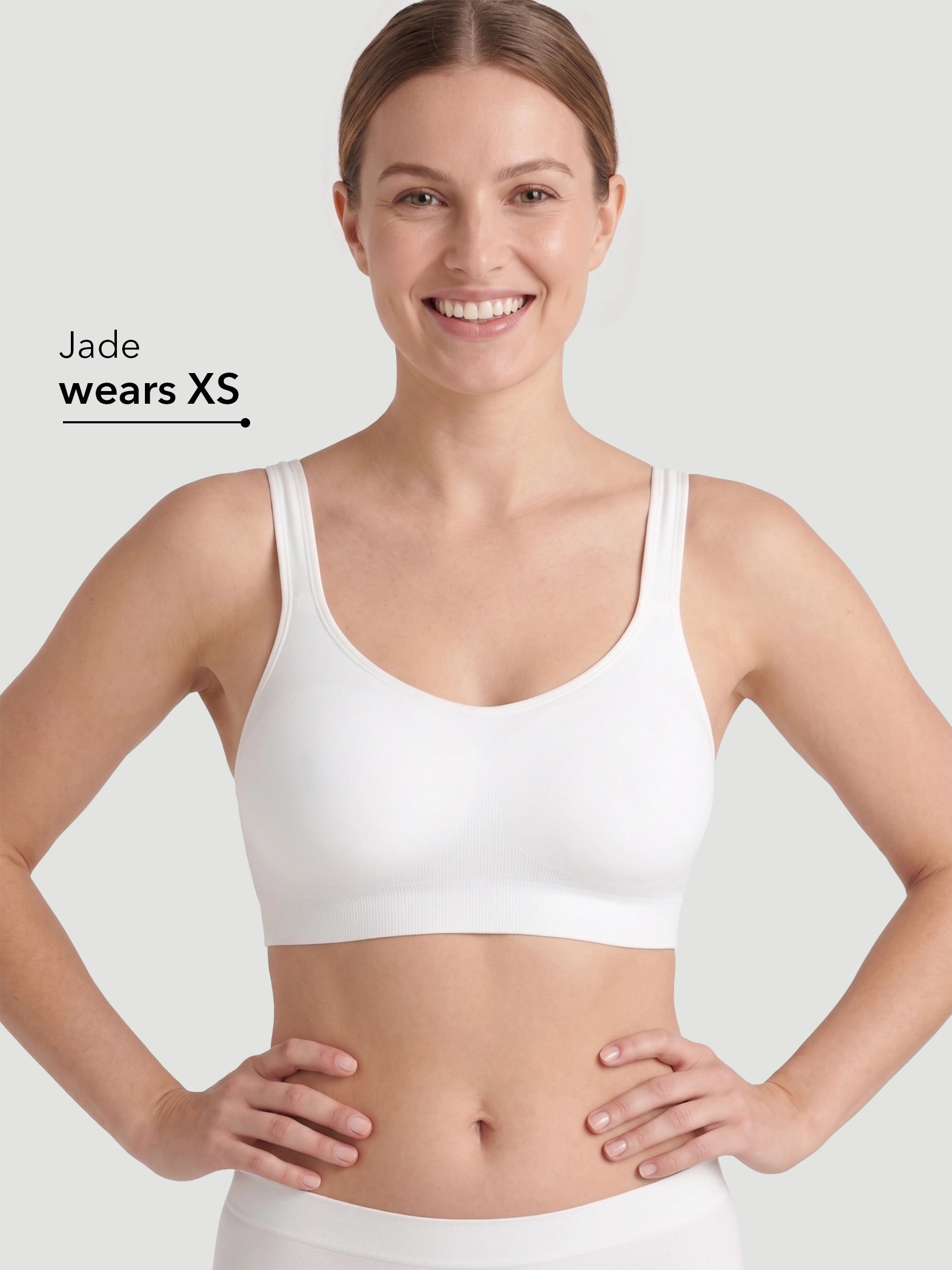 Adjustable Wire Free Shaper Bra (Cups A-FF) + FREE Bra Extender