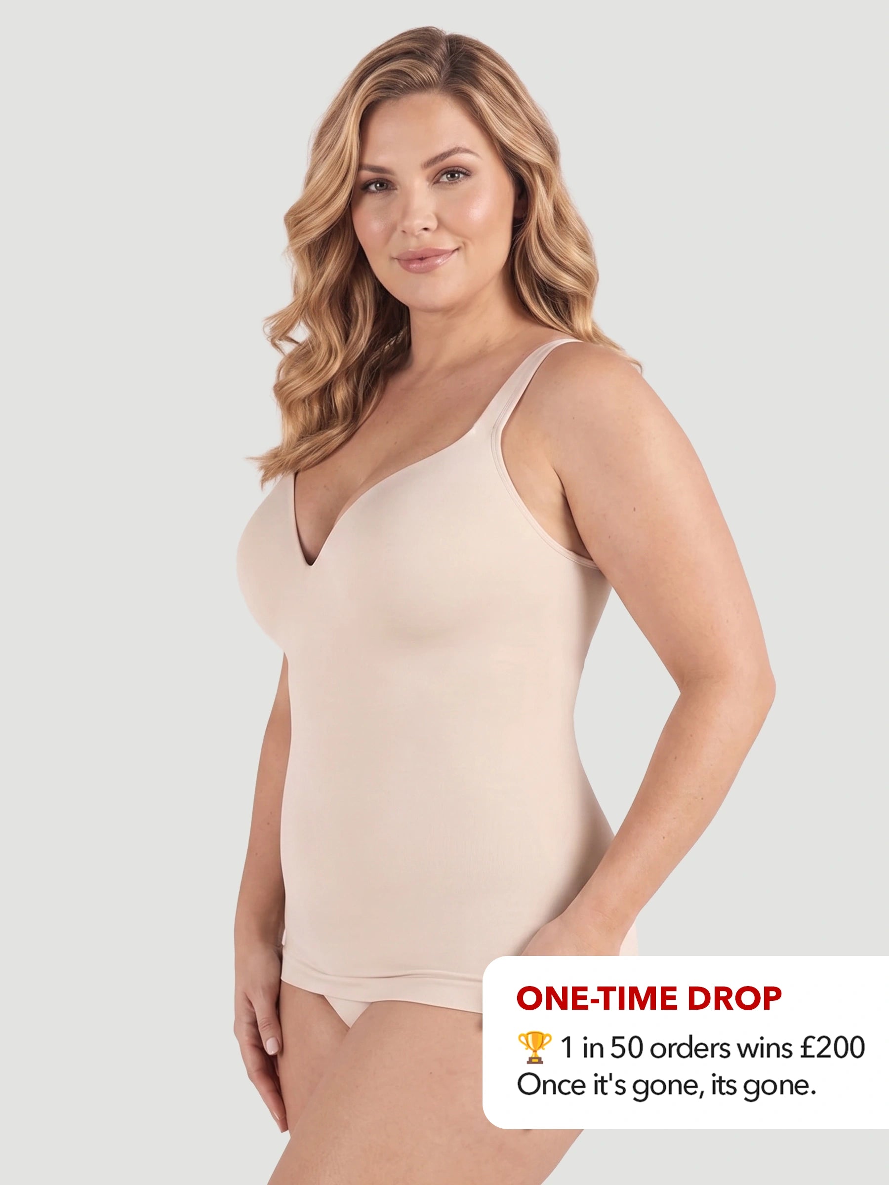NEW DROP - LIMITED STOCK - Ultimate Comfort Built-In Bra Shaper Cami