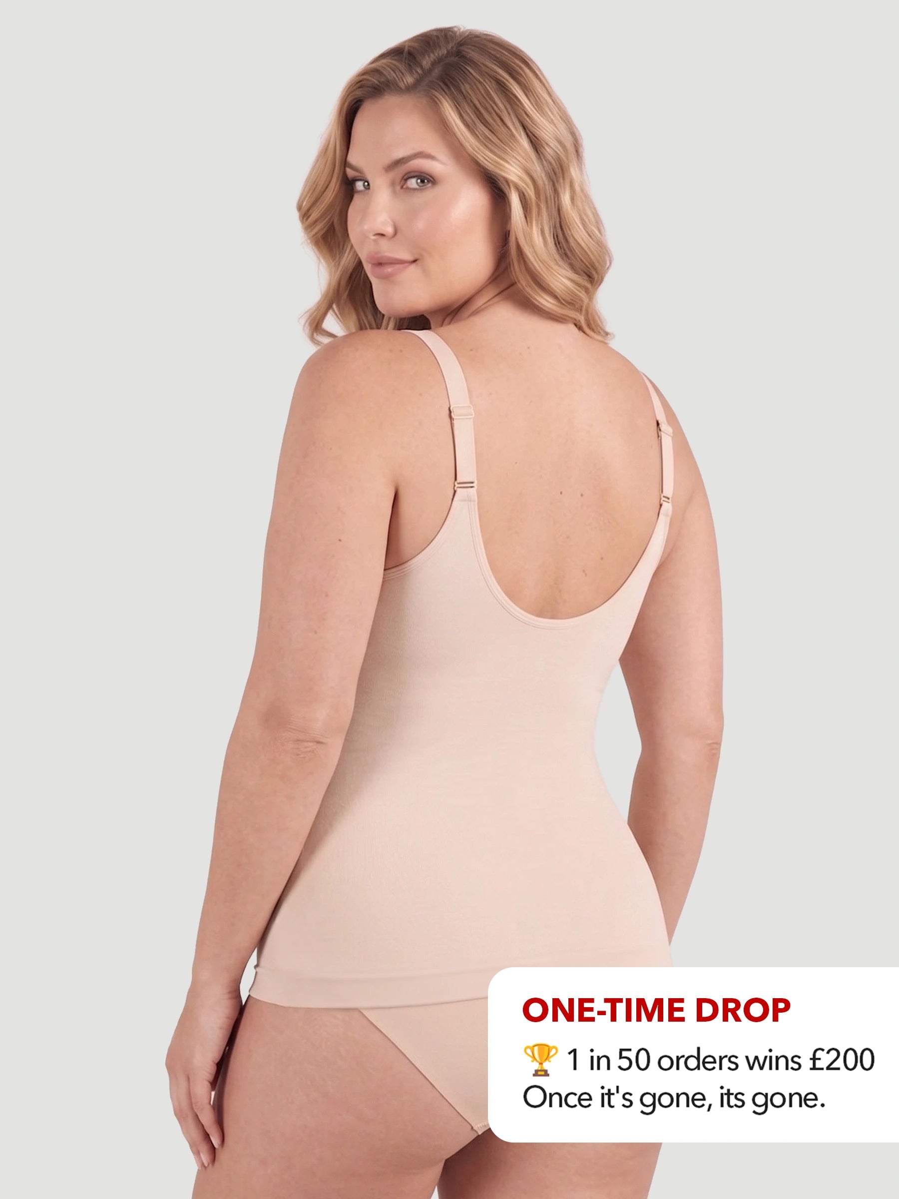 NEW DROP - LIMITED STOCK - Ultimate Comfort Built-In Bra Shaper Cami