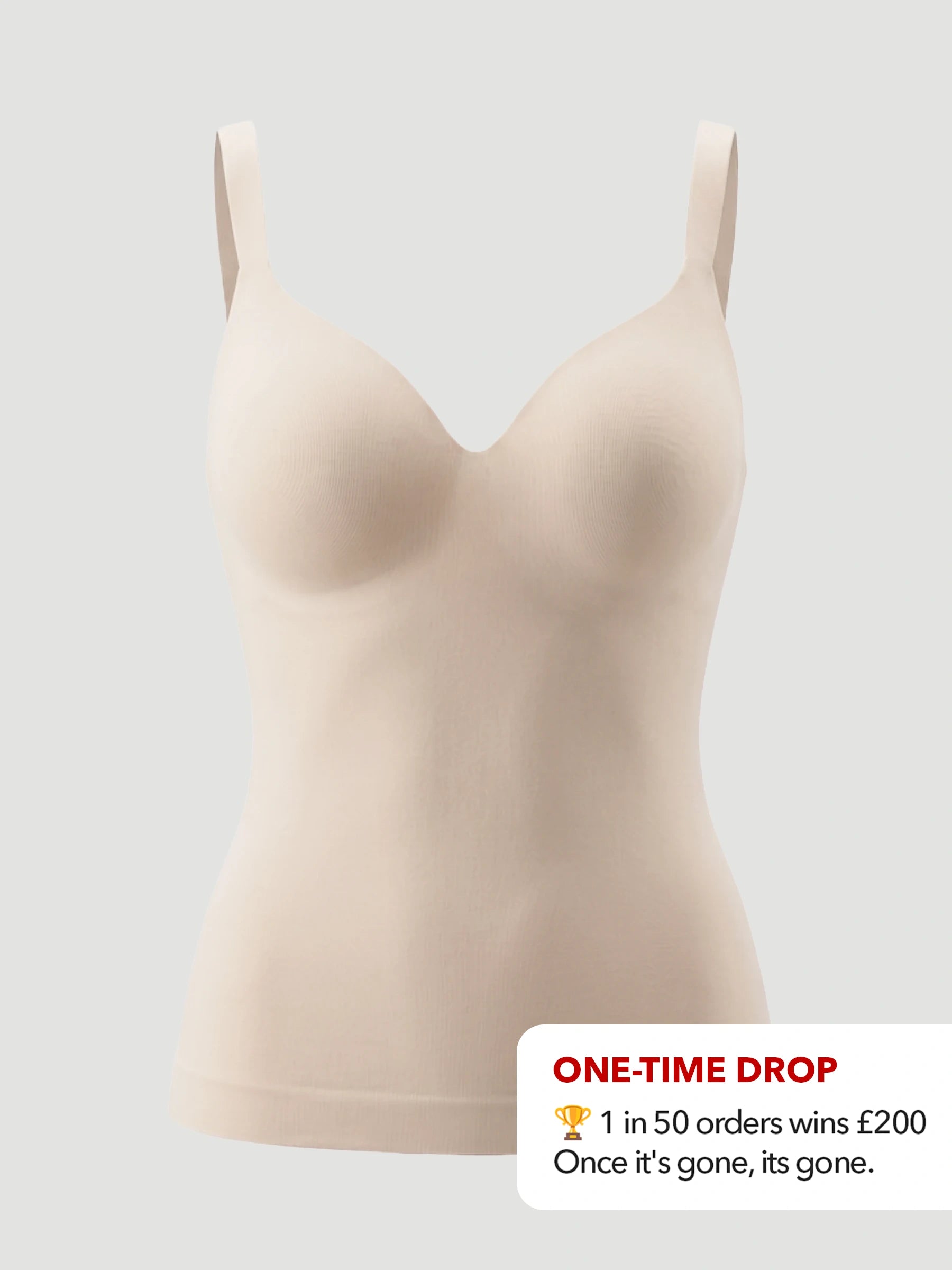 NEW DROP - LIMITED STOCK - Ultimate Comfort Built-In Bra Shaper Cami