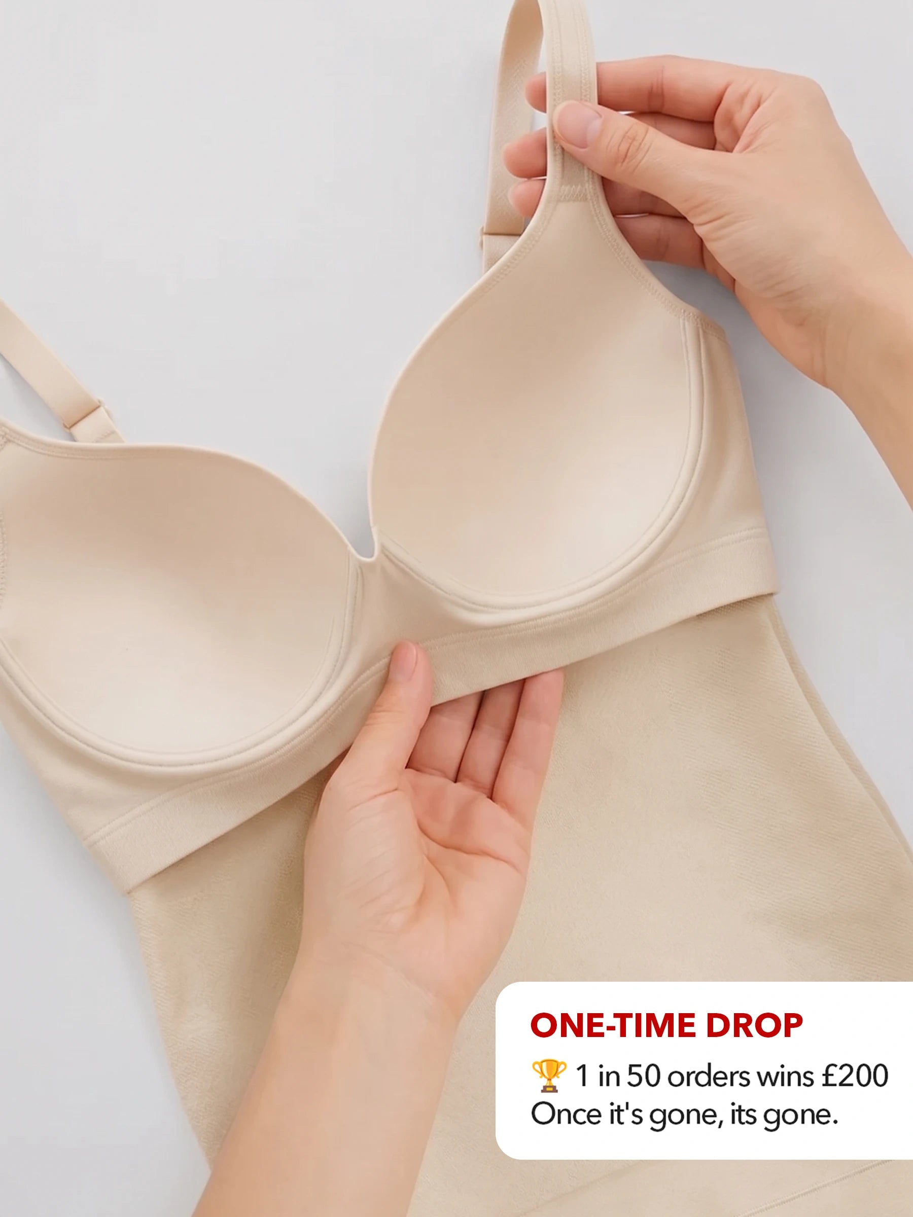 NEW DROP - LIMITED STOCK - Ultimate Comfort Built-In Bra Shaper Cami