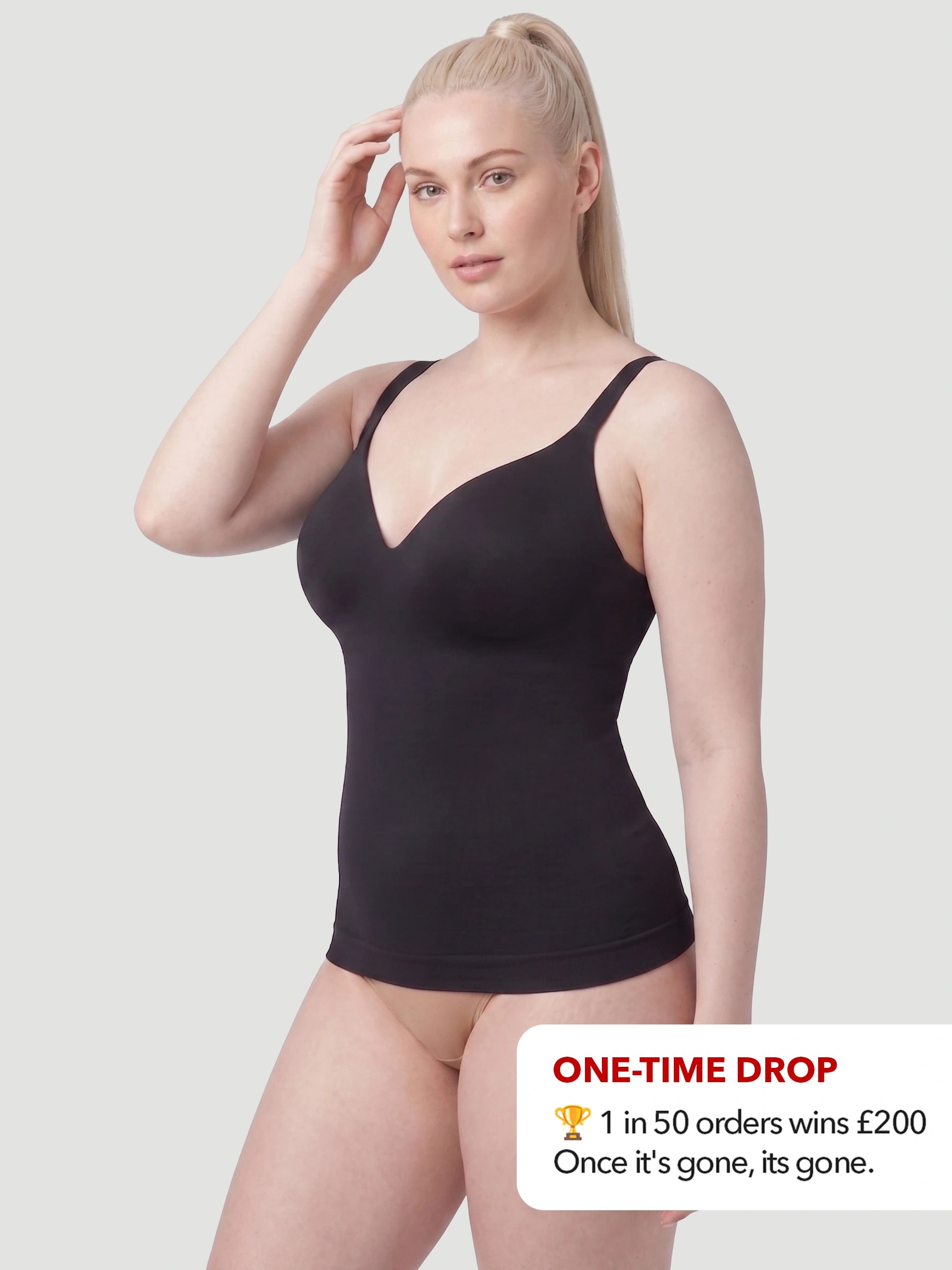 NEW DROP - LIMITED STOCK - Ultimate Comfort Built-In Bra Shaper Cami