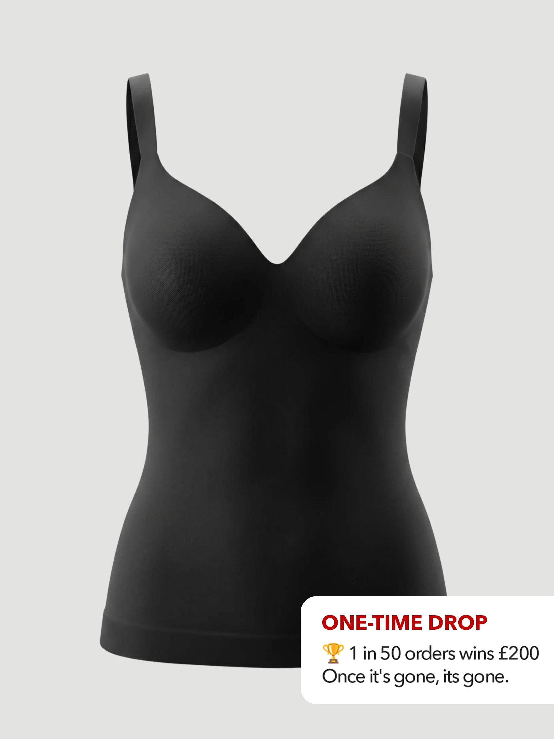 NEW DROP - LIMITED STOCK - Ultimate Comfort Built-In Bra Shaper Cami