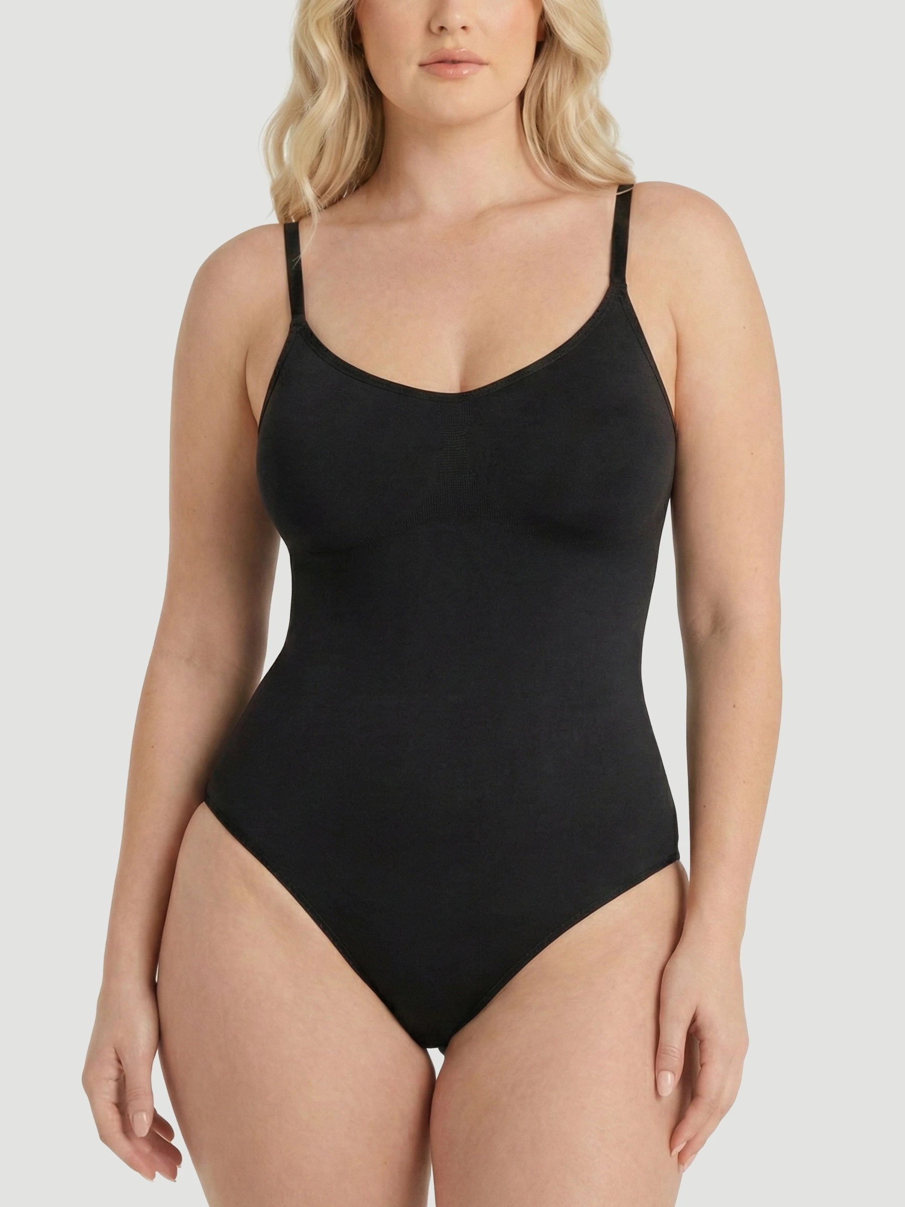 Scoop Neck Bodysuit Shaping Panty