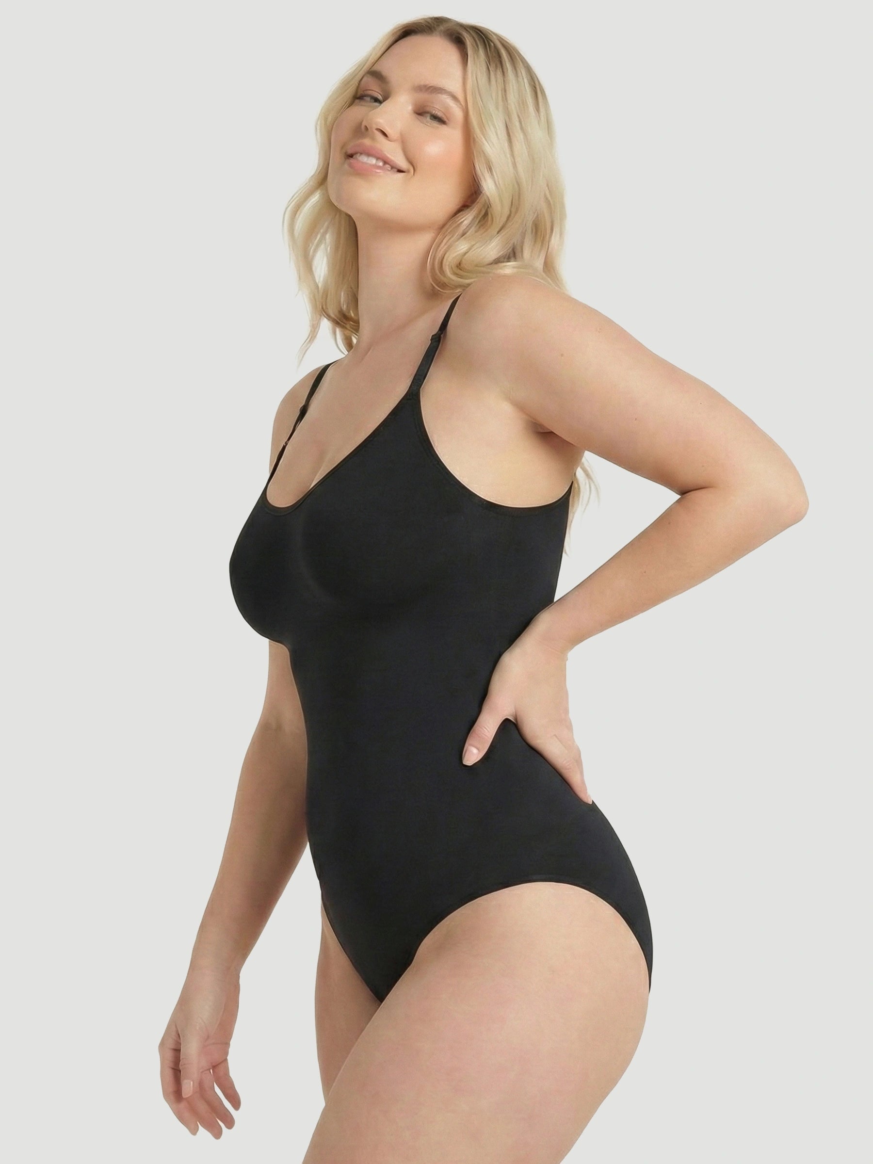 Scoop Neck Bodysuit Shaping Panty