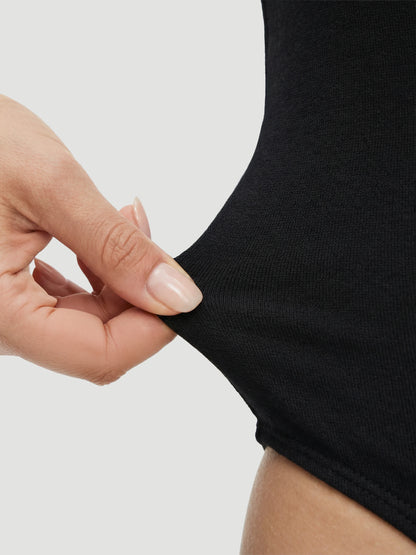 Scoop Neck Bodysuit Shaping Thong