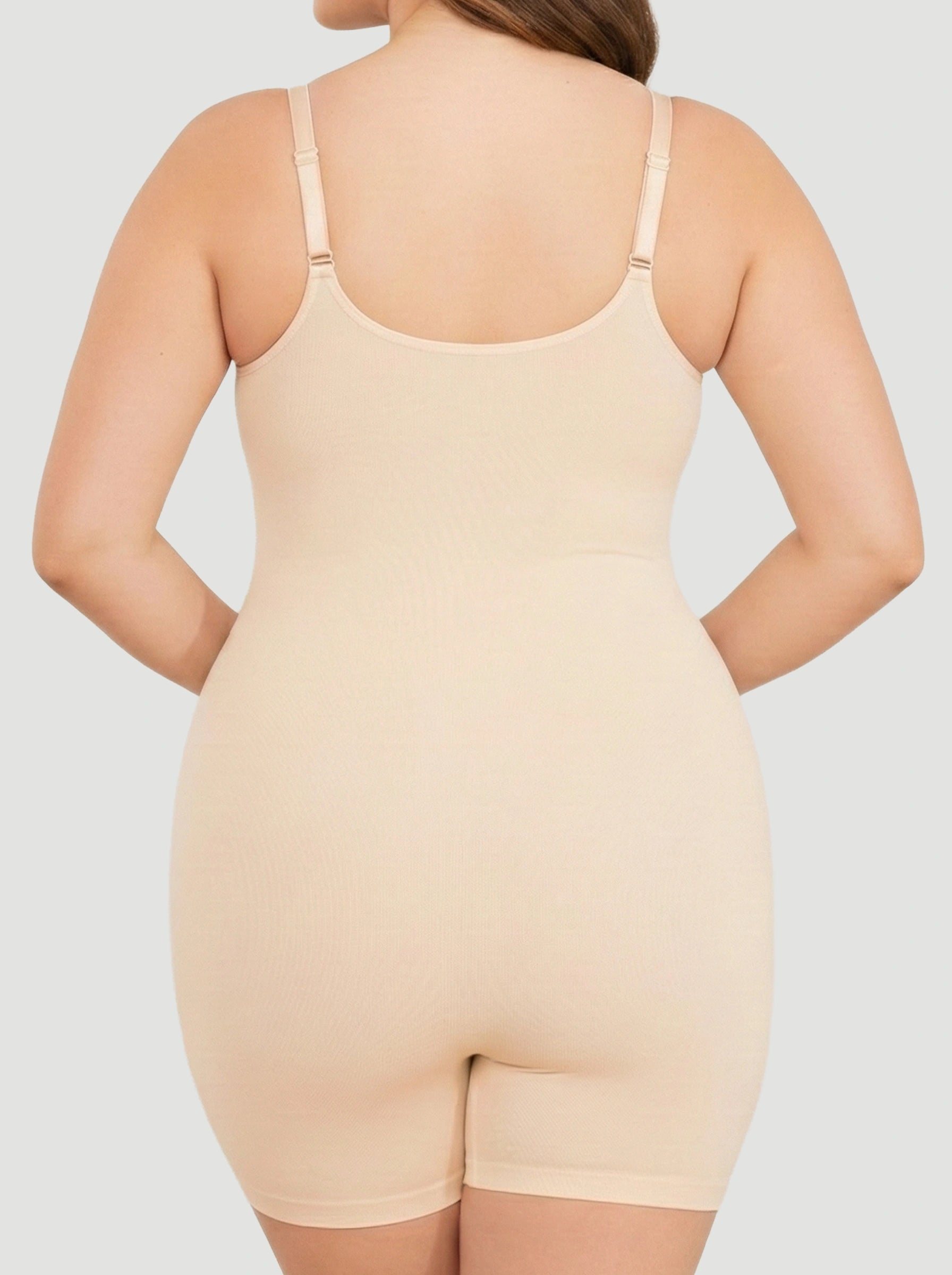 Open Bust Bodysuit Shaping Shorts