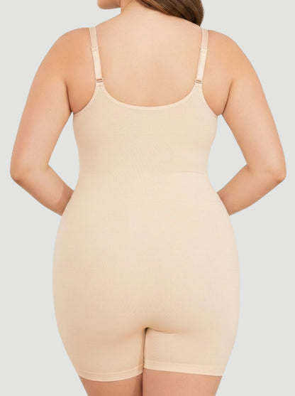 Open Bust Bodysuit Shaping Shorts