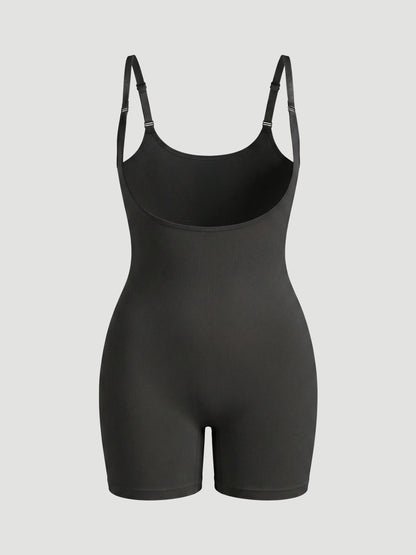 Open Bust Bodysuit Shaping Shorts