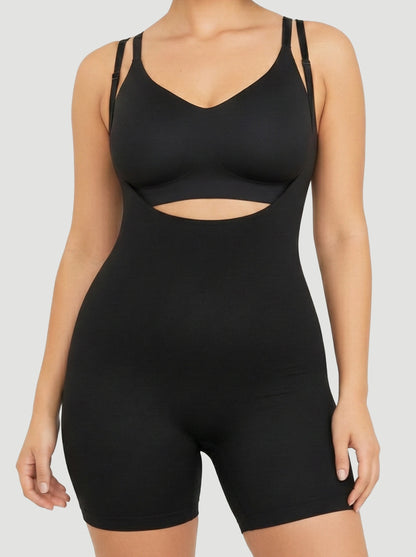 Open Bust Bodysuit Shaping Shorts