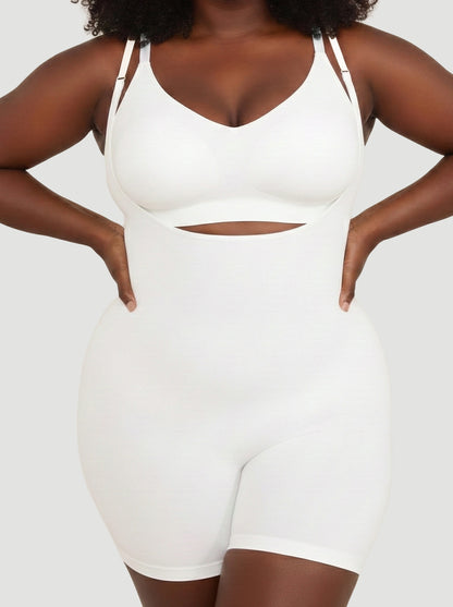 Open Bust Bodysuit Shaping Shorts