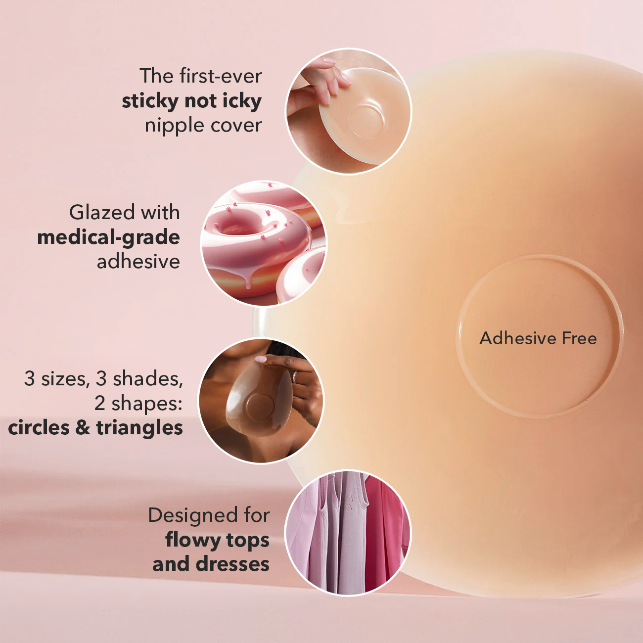Sticky Circles Nipple Covers