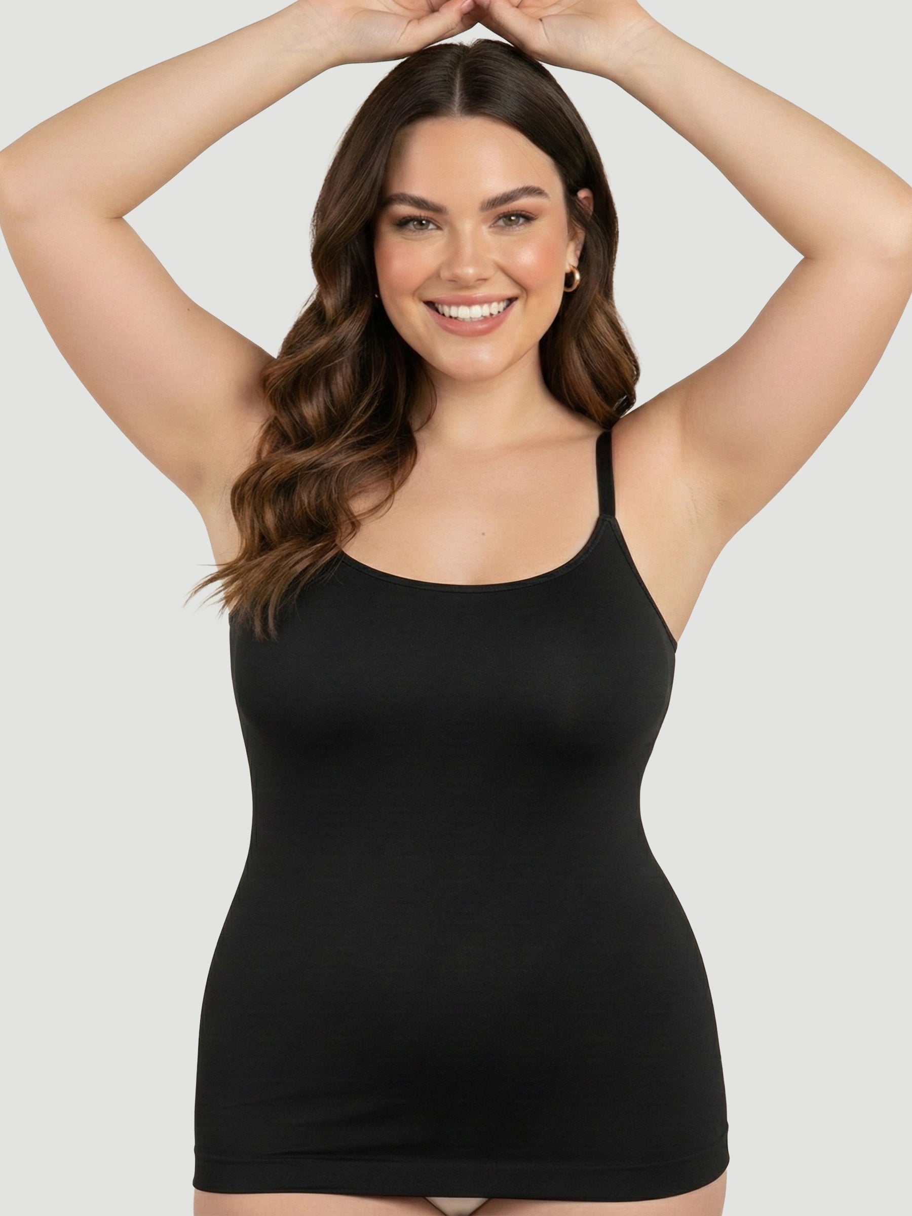 Seamless Shaping Scoop Neck Daily Cami Top
