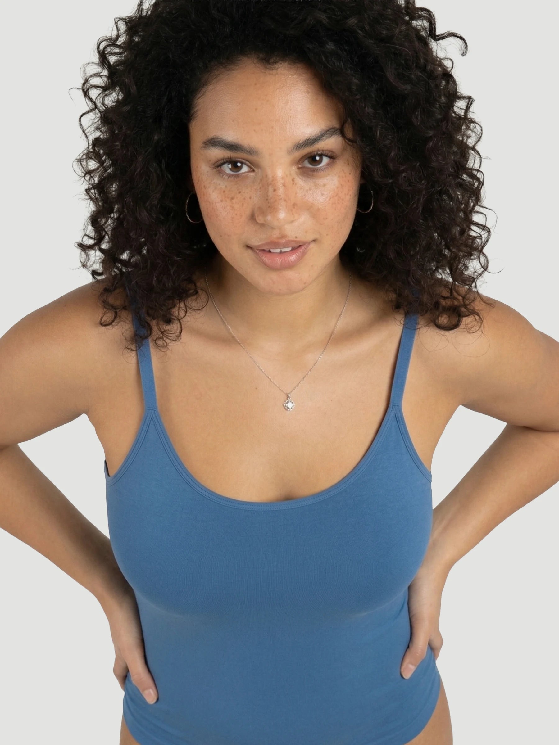 Seamless Shaping Scoop Neck Daily Cami Top