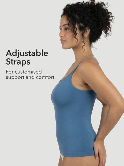 Seamless Shaping Scoop Neck Daily Cami Top