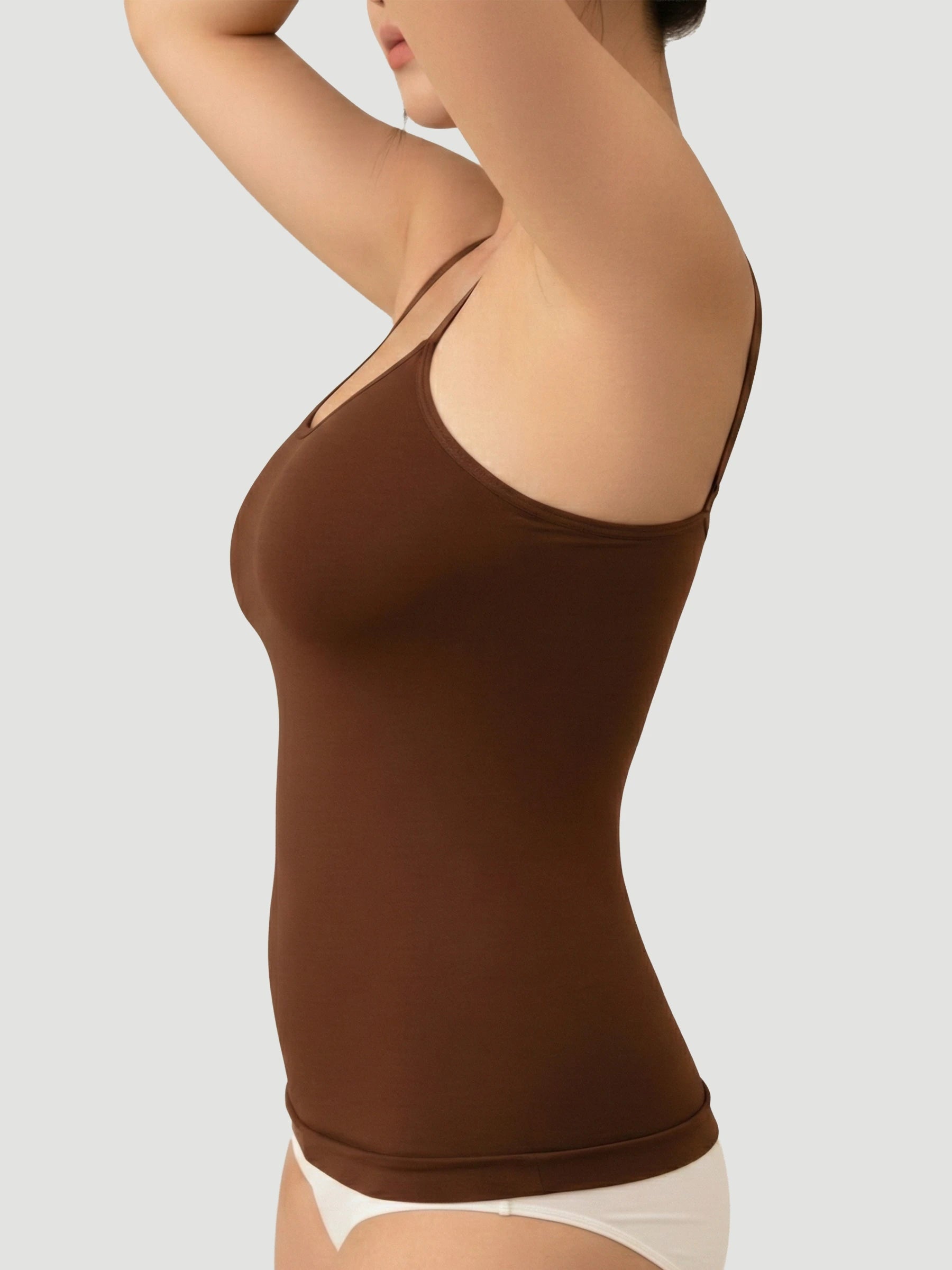 Seamless Shaping Scoop Neck Daily Cami Top