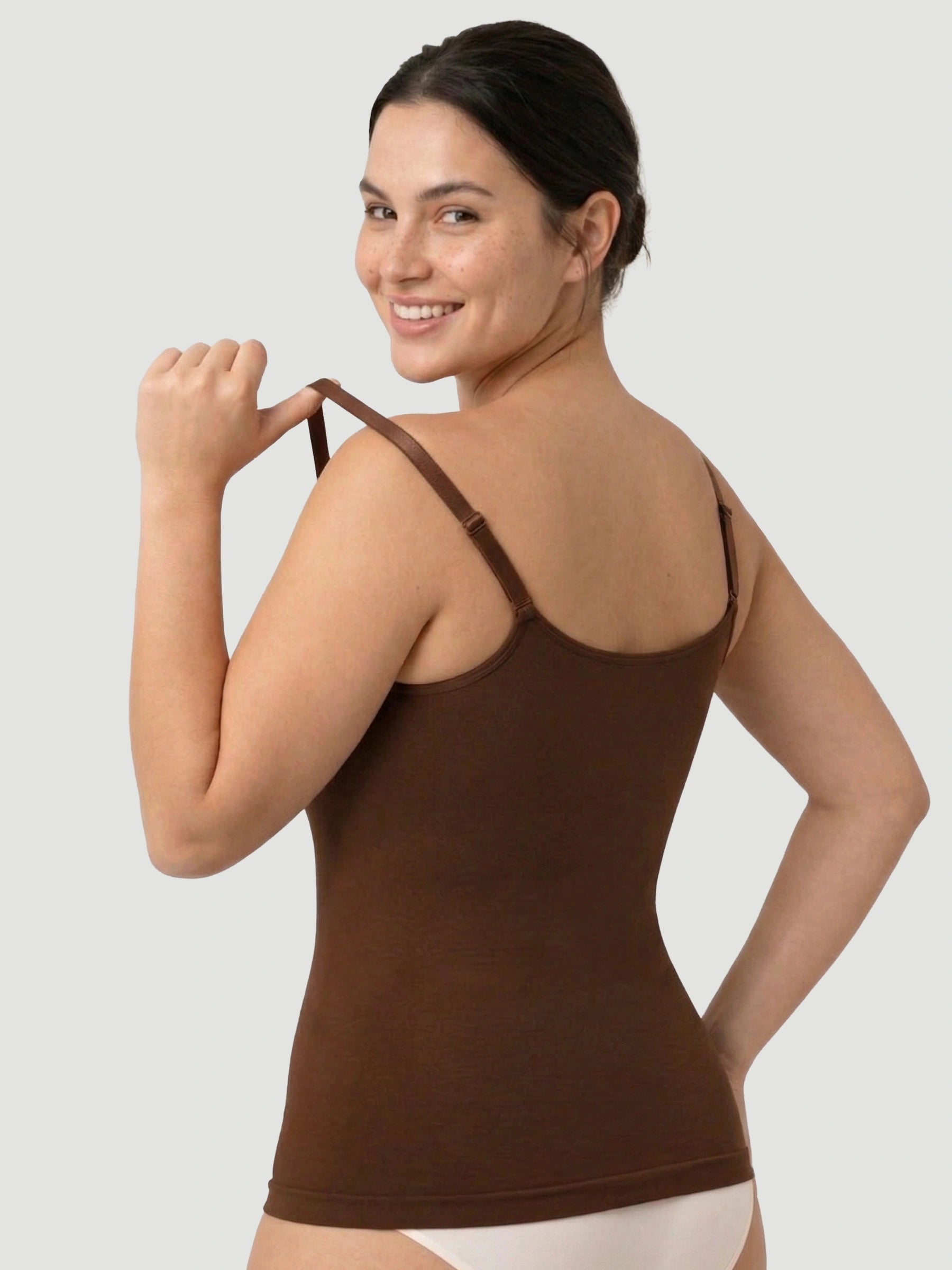 Seamless Shaping Scoop Neck Daily Cami Top
