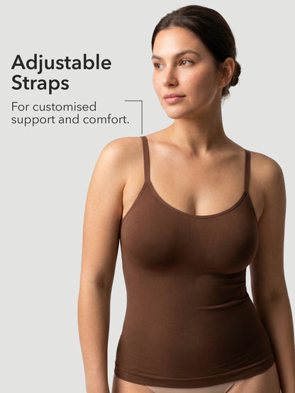 Seamless Shaping Scoop Neck Daily Cami Top