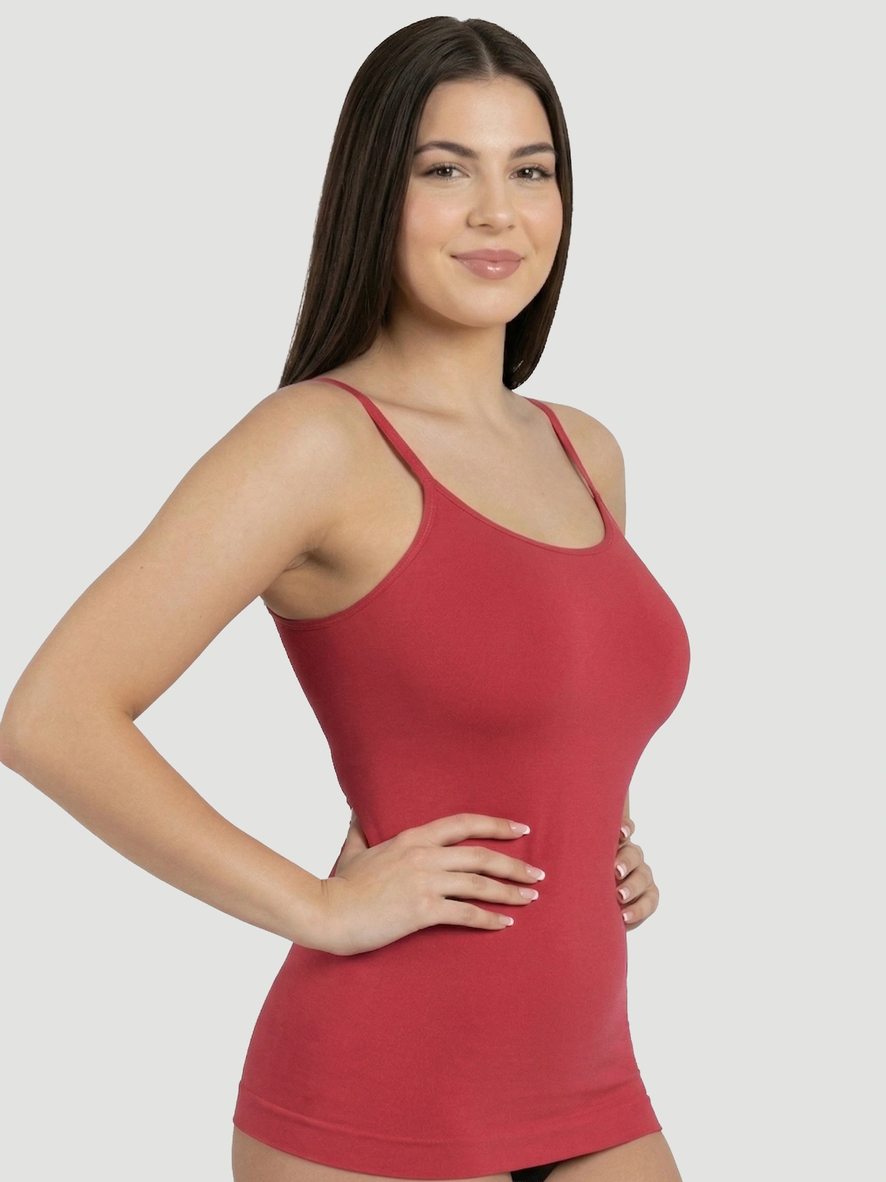 Seamless Shaping Scoop Neck Daily Cami Top