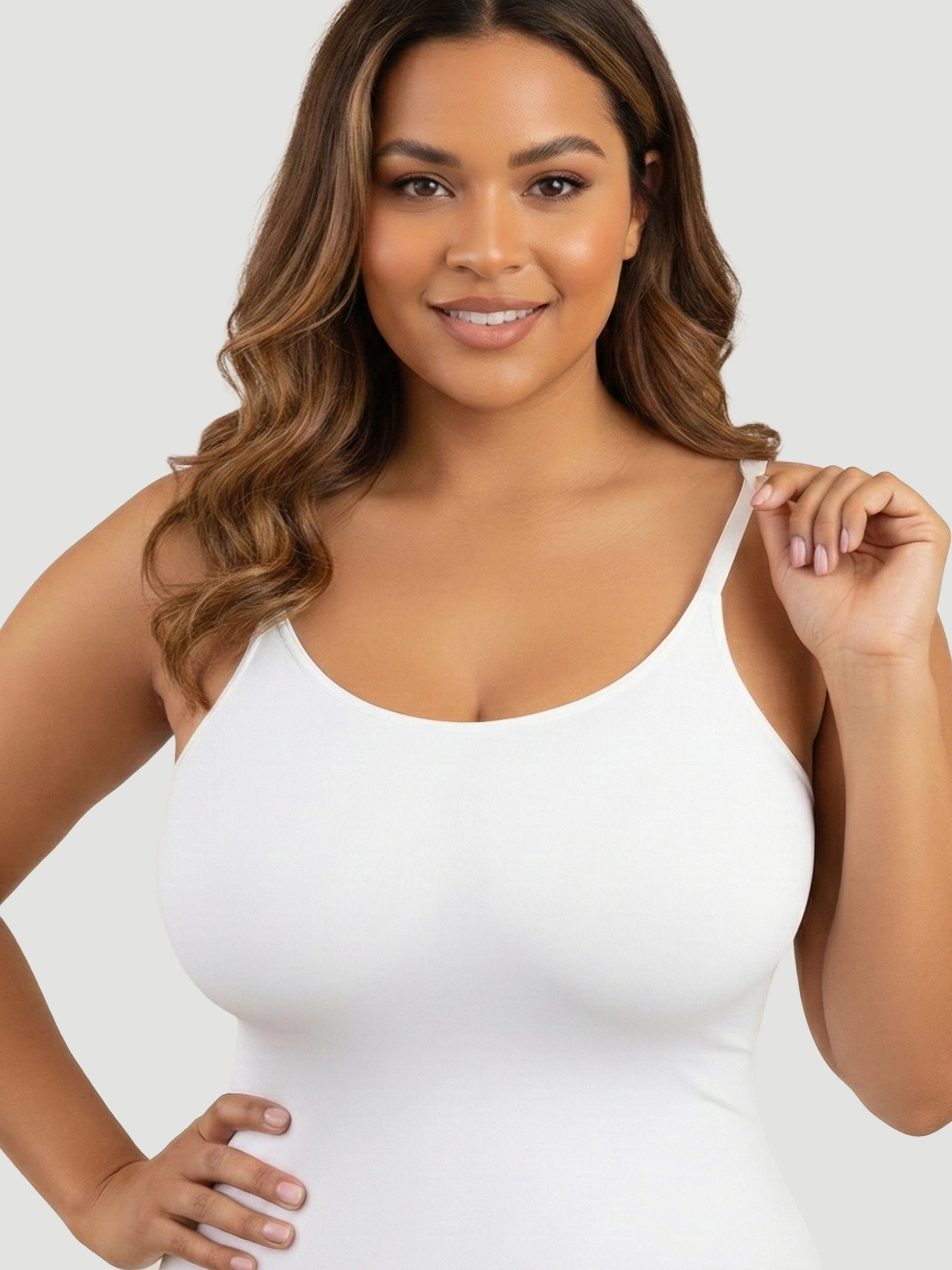 Seamless Shaping Scoop Neck Daily Cami Top
