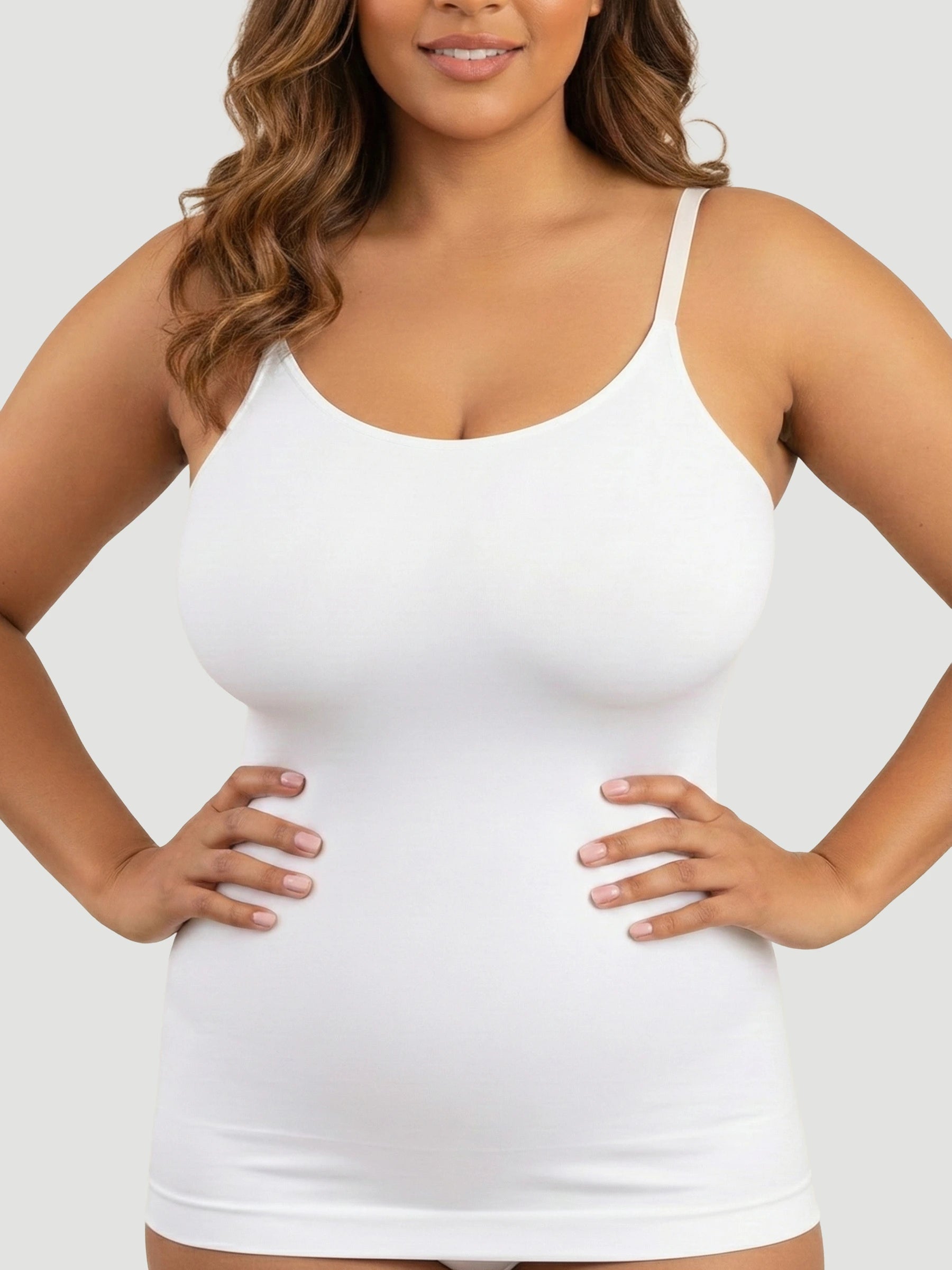 Seamless Shaping Scoop Neck Daily Cami Top