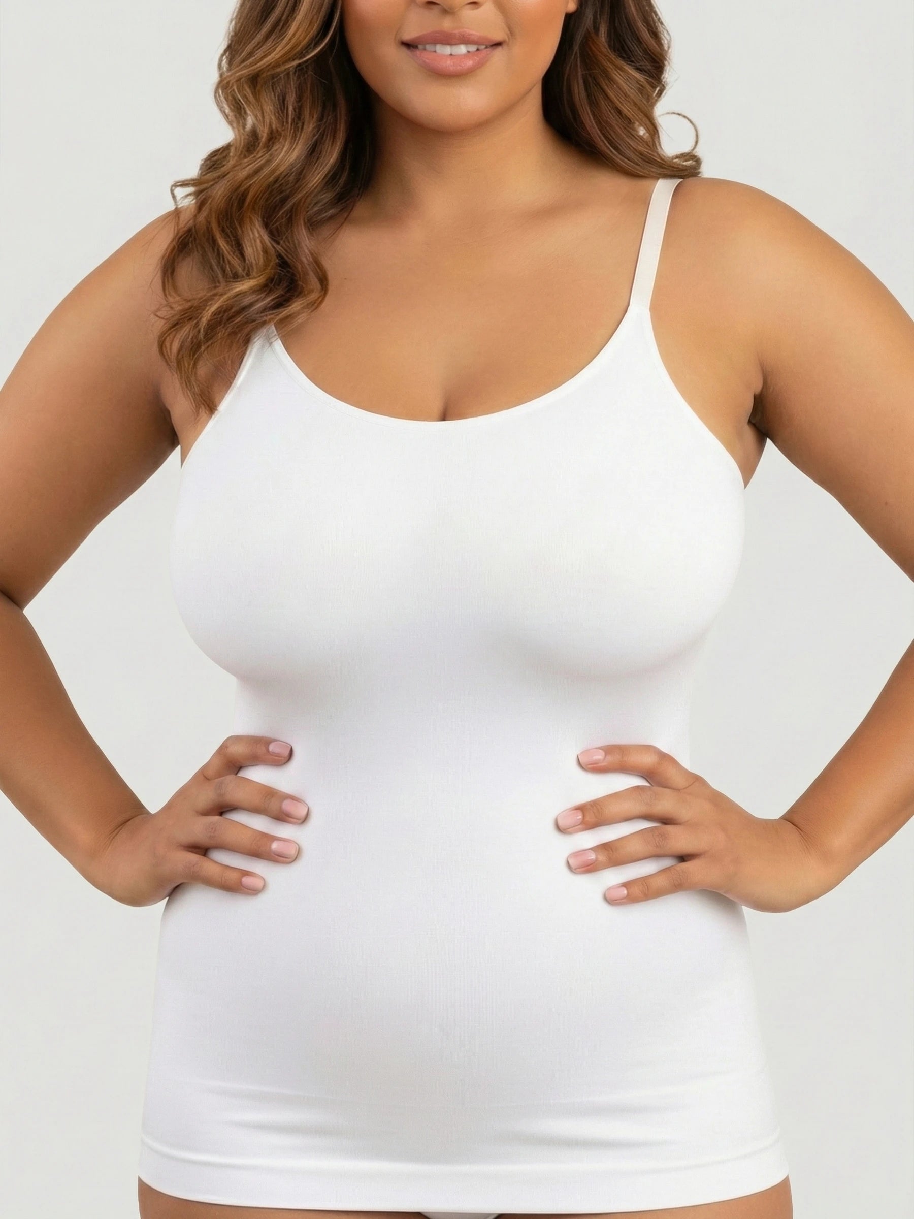 Seamless Shaping Scoop Neck Daily Cami Top