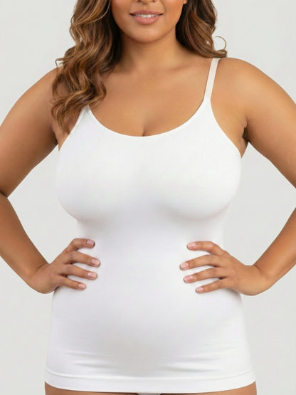 Seamless Shaping Scoop Neck Daily Cami Top