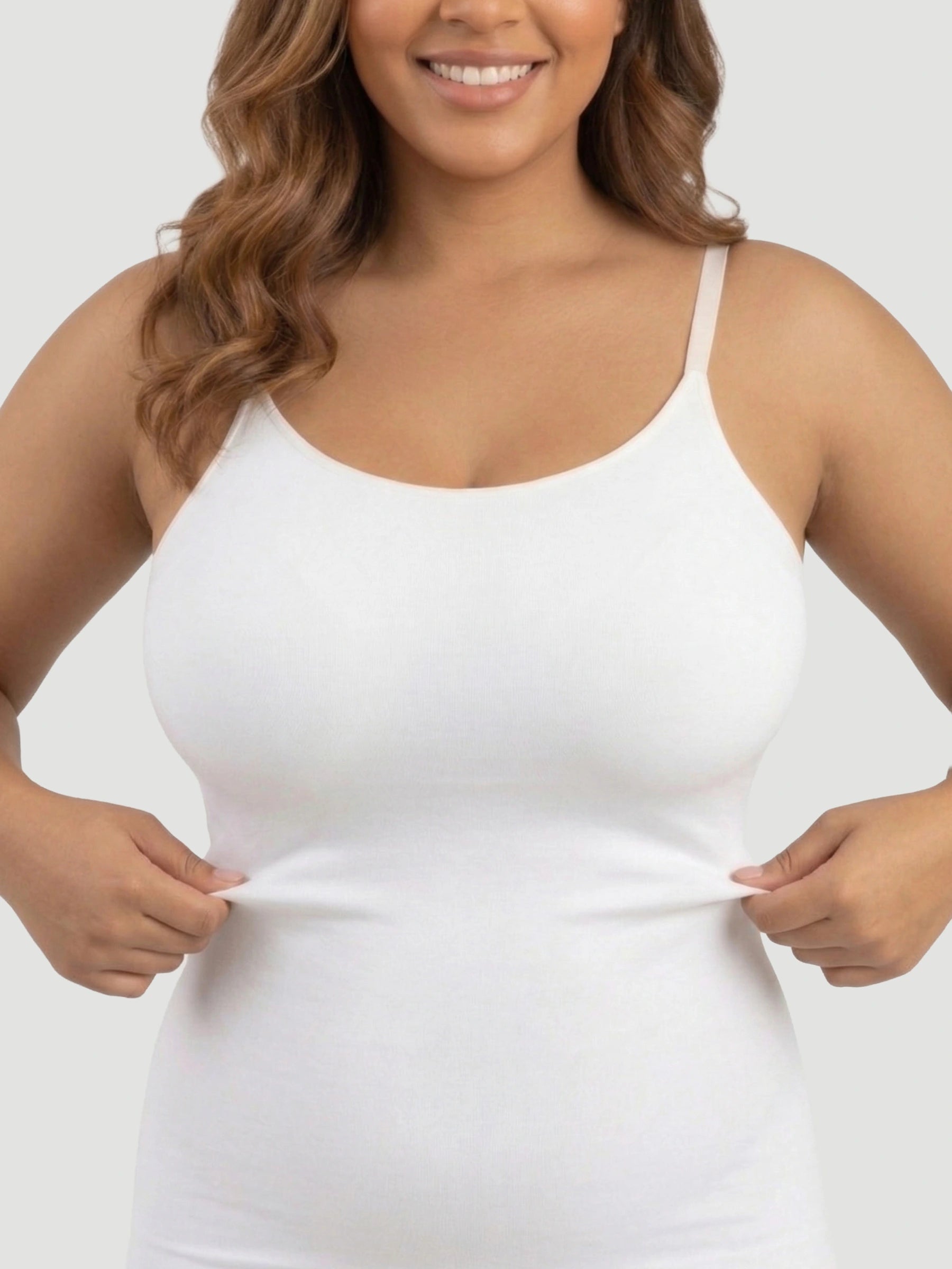 Seamless Shaping Scoop Neck Daily Cami Top