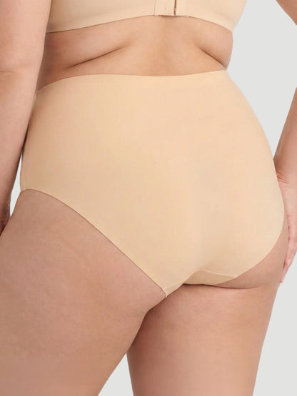 High Waist Seamless Bonded Brief Underwear test