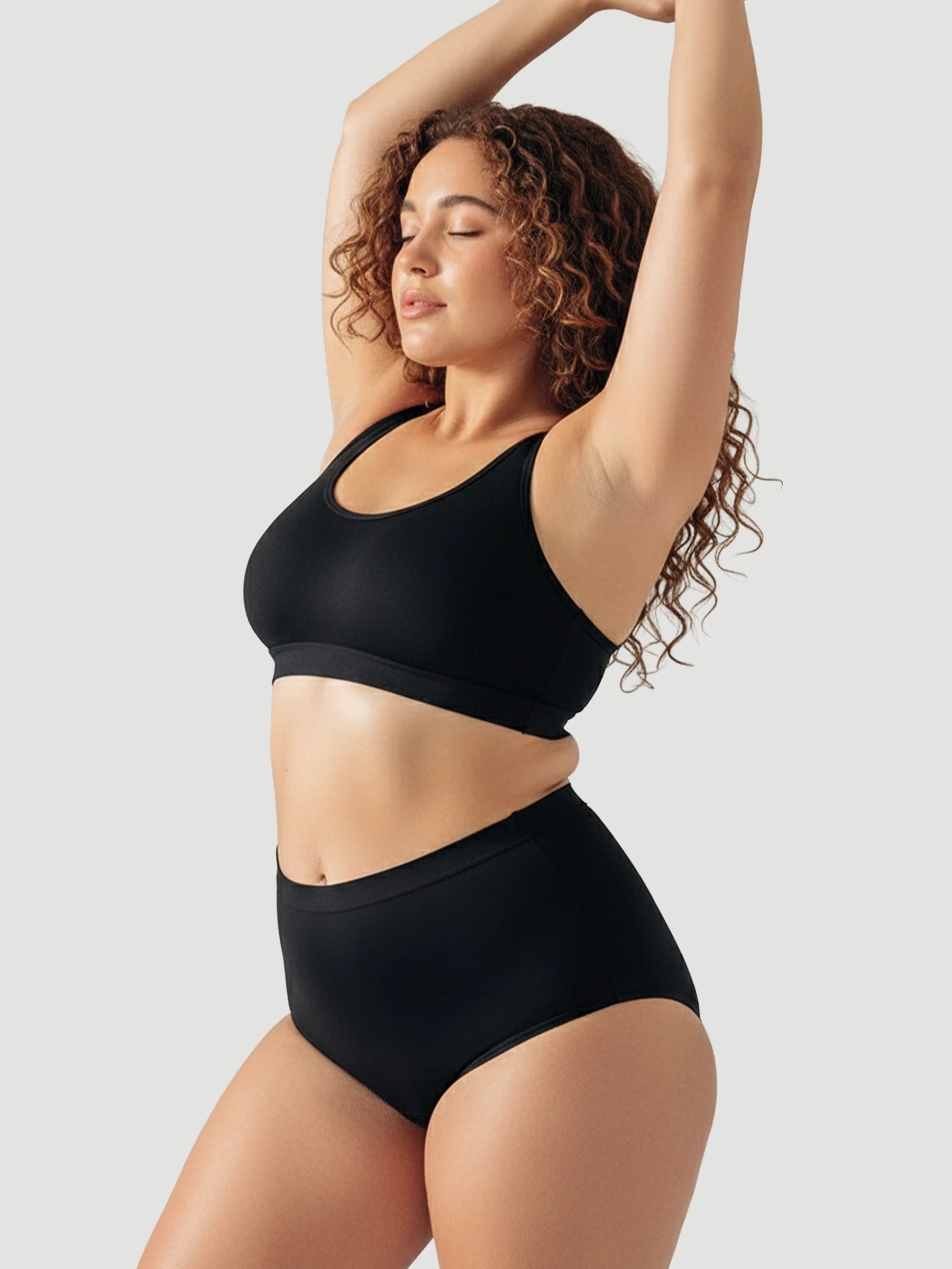 High Waist Seamless Bonded Brief Underwear test