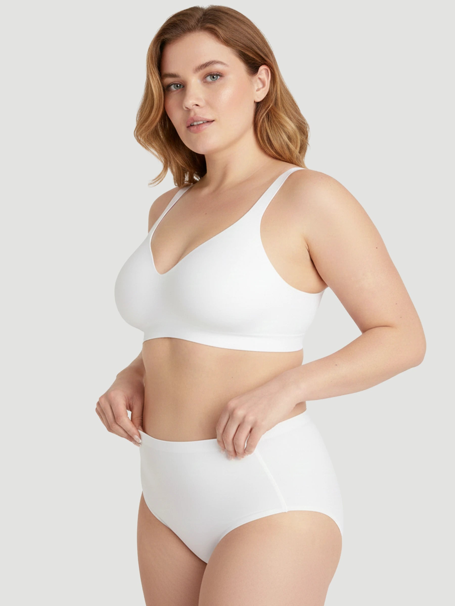 High Waist Seamless Bonded Brief Underwear test