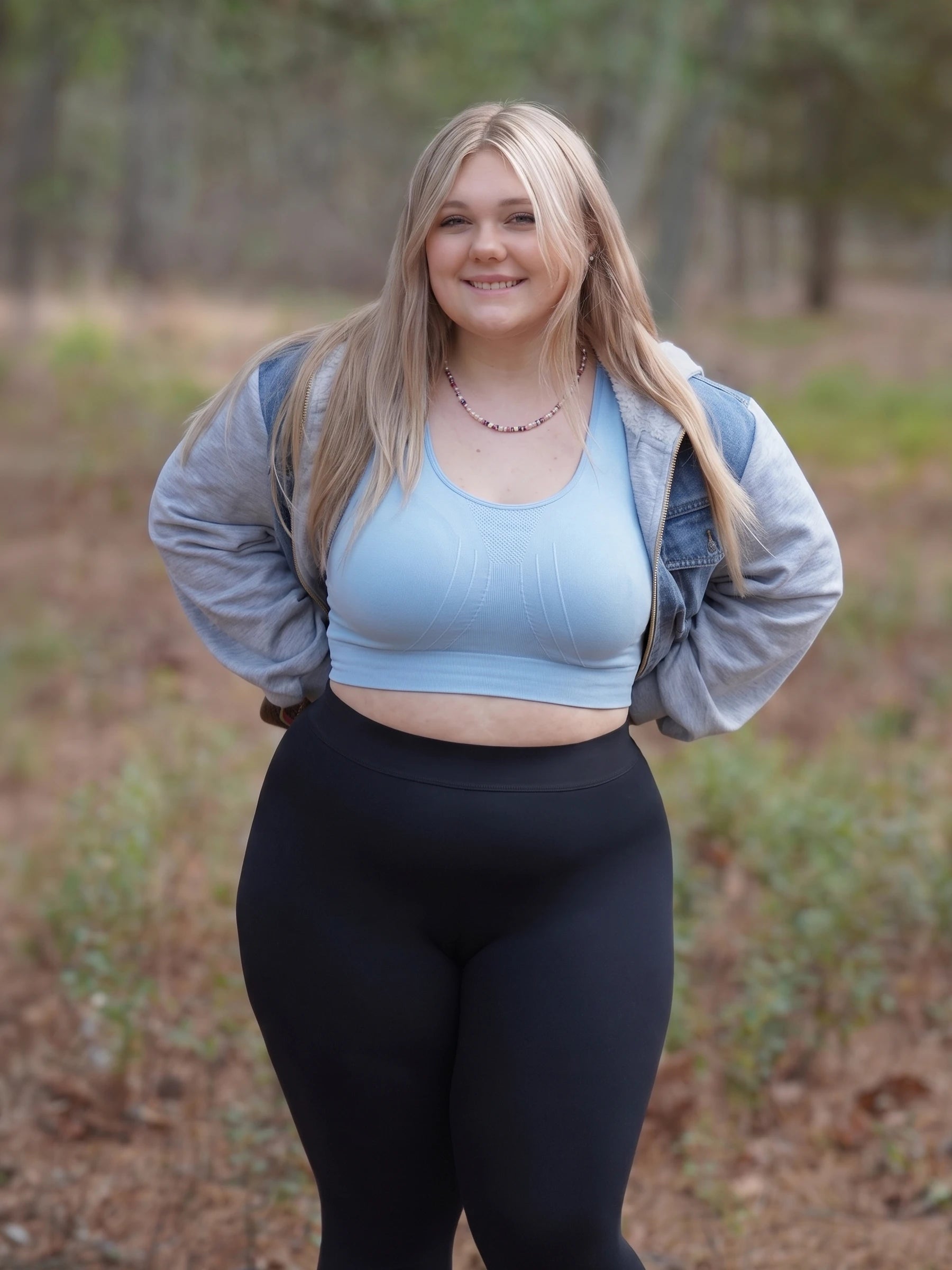 Seamless Racerback Sports Bra