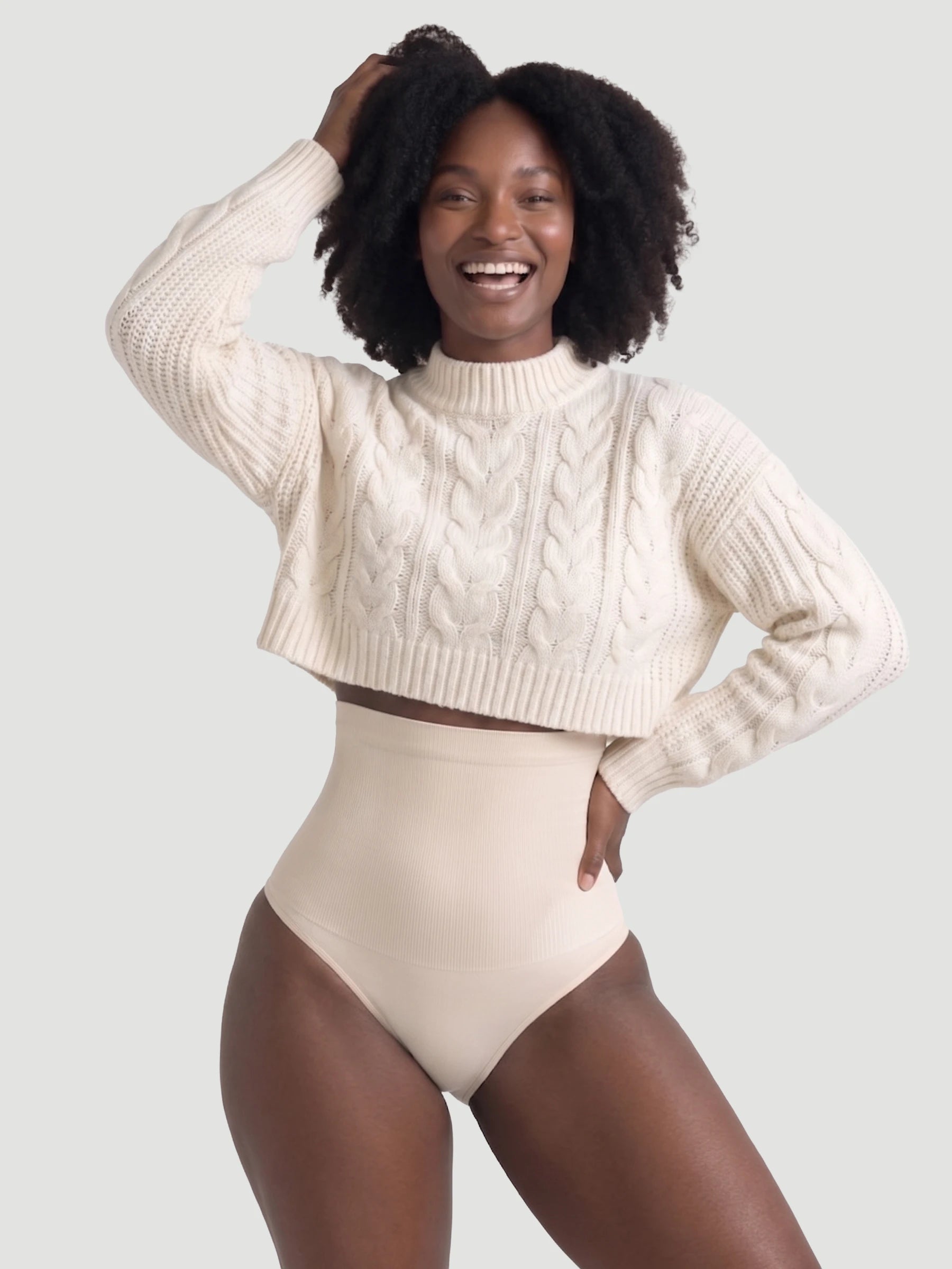 High Waisted Shaping Thong