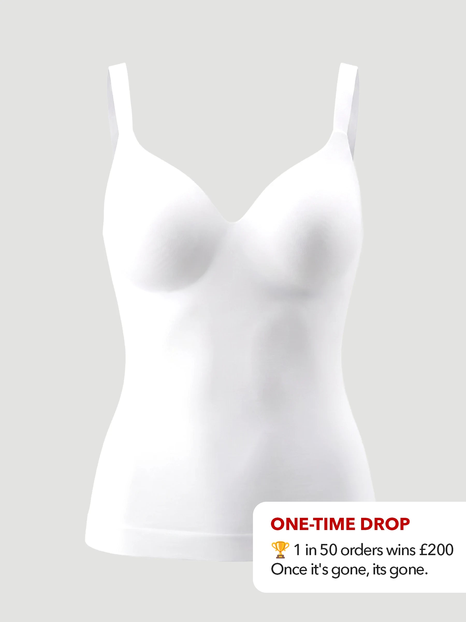 NEW DROP - LIMITED STOCK - Ultimate Comfort Built-In Bra Shaper Cami