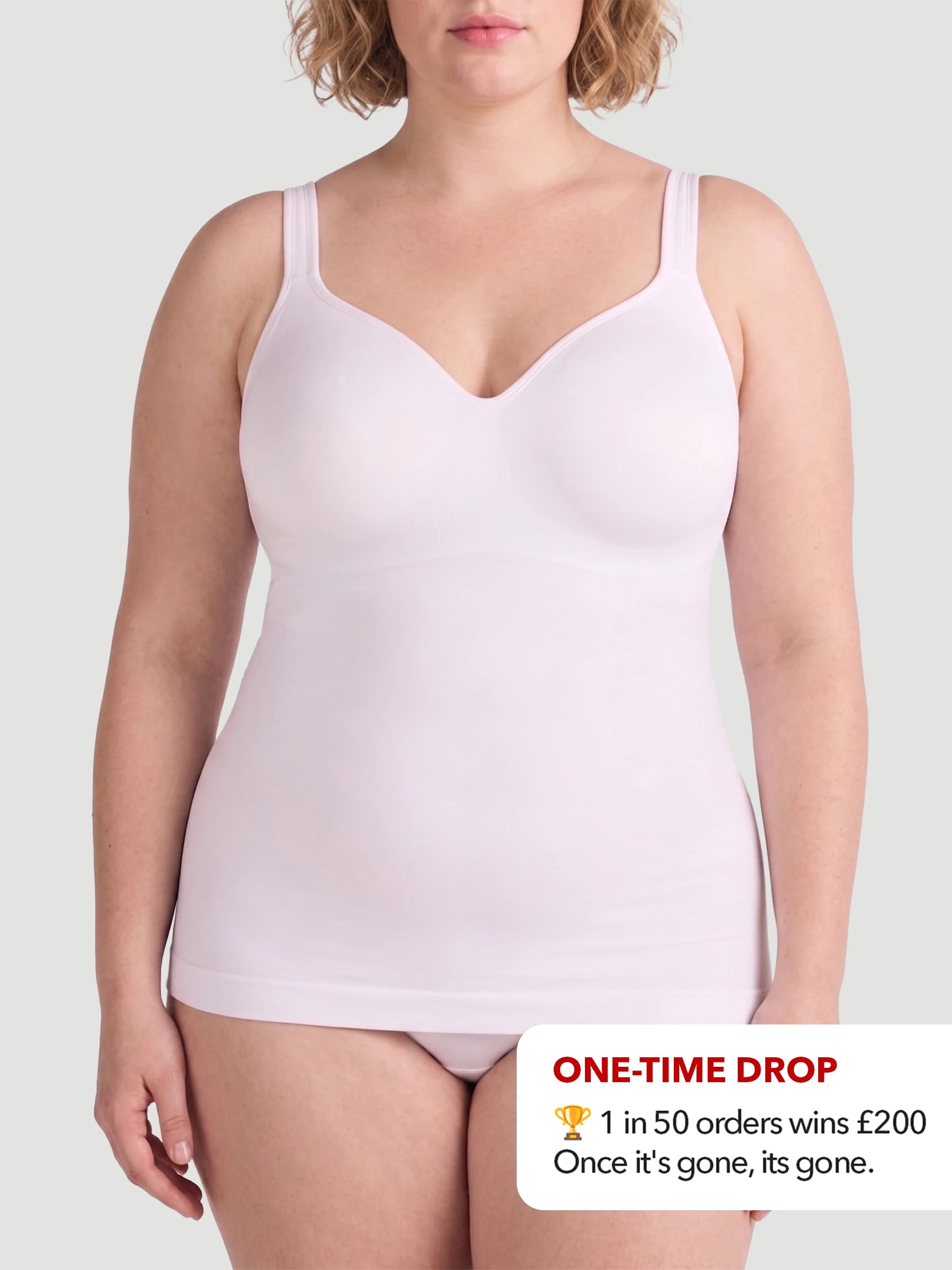 NEW DROP - LIMITED STOCK - Ultimate Comfort Built-In Bra Shaper Cami