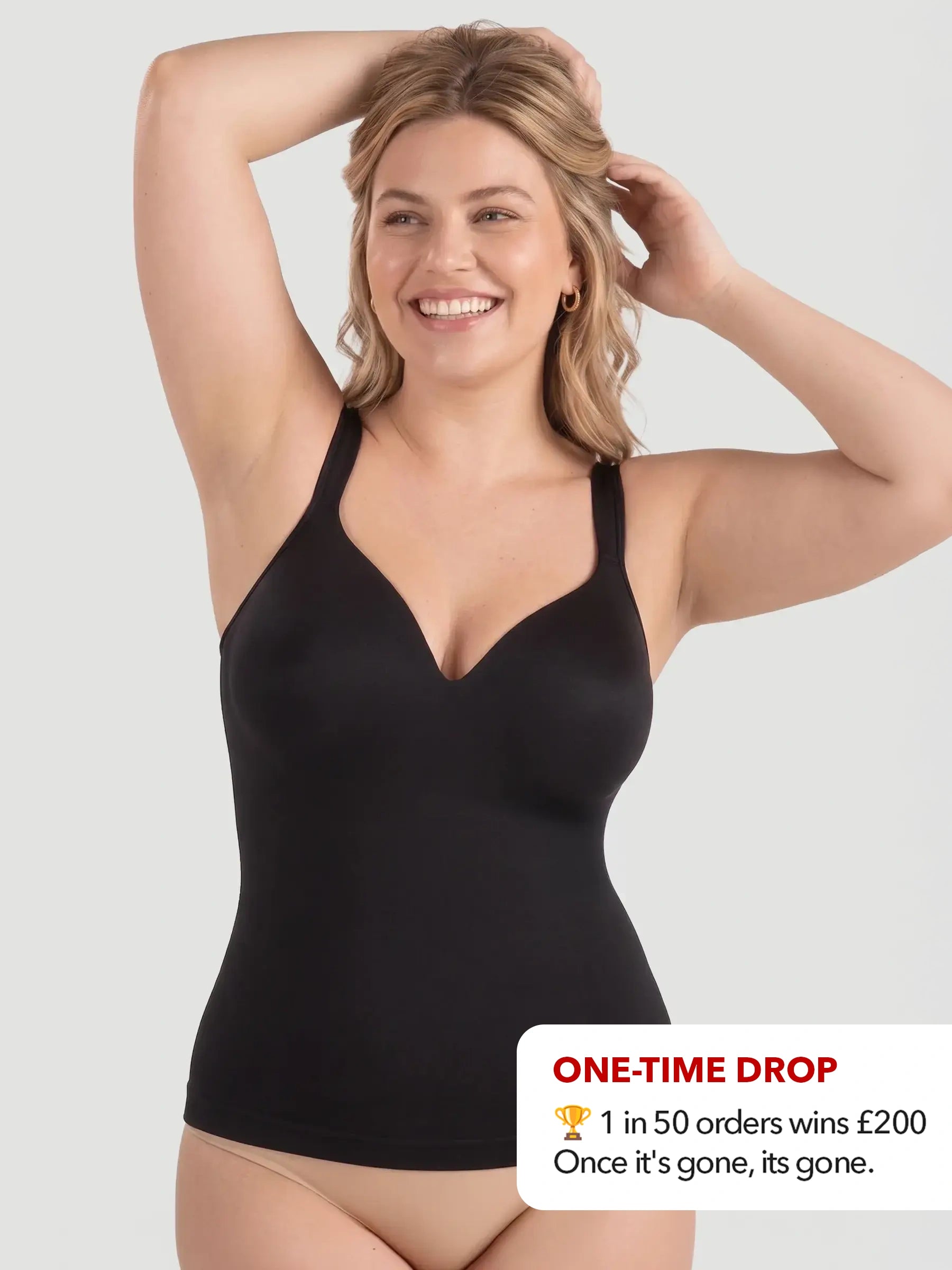 NEW DROP - LIMITED STOCK - Ultimate Comfort Built-In Bra Shaper Cami