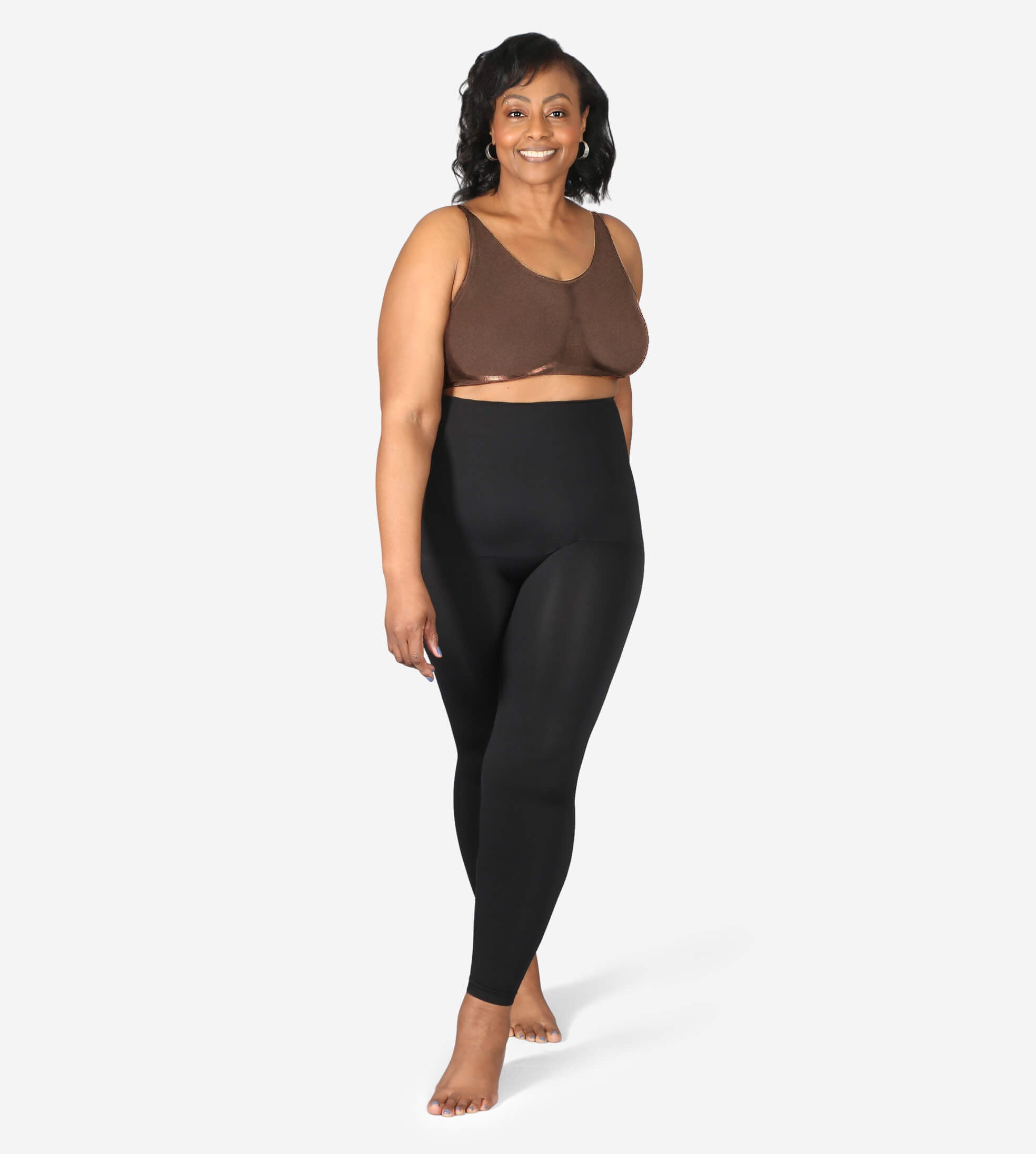 Shaper-Bra-Brown-Front