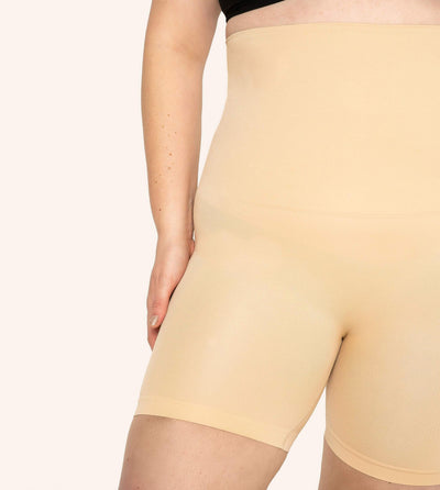 Shaping-Boning-Shorts-Beige-Front