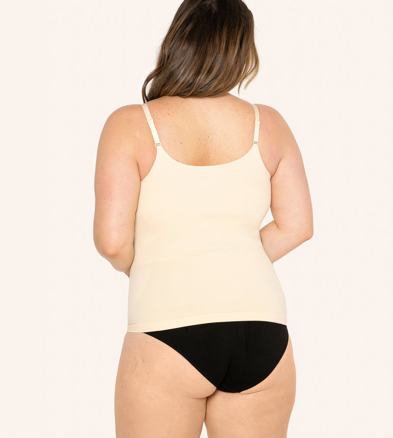 Conturve Scoop Neck Cami – Compression Tummy Control Camisole for Women –  Shapewear for Women (XXL, Beige) – BigaMart