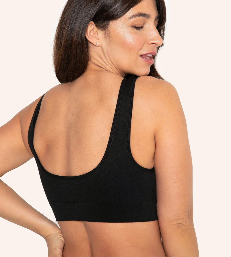 rpuw Poloution Daily Comfort Wireless Shaper Bra, Pollution Bra (Black,S)  at  Women's Clothing store
