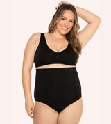 High-Waisted-Shaping-Panty-Black-Front
