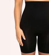 High-Waisted-Shaping-Shorts-Black-Front