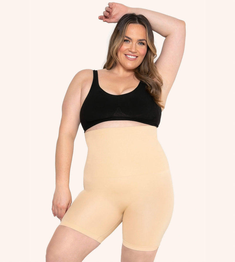 CONTURVE HIGH WAISTED Shaper Panty, Beige, Size M/L - (2 available
